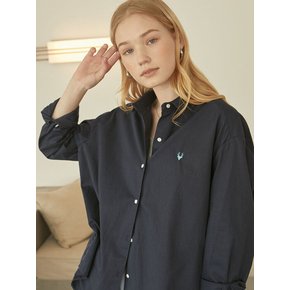 Small logo shirt_ Navy