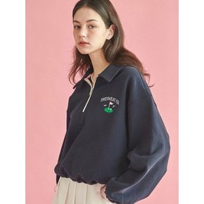 Golf Half Zip-up Sweatshirt (NAVY)