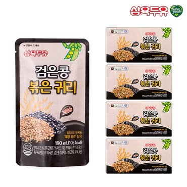  삼육두유 검은콩 볶은 귀리 파우치 190ml 60팩