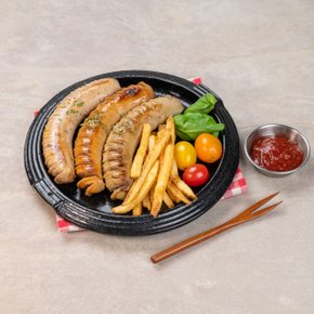 쿡생 모듬소시지 390g 안주 냉동 업소용 캠핑용 불고기맛 치즈맛 청양매운맛 해썹