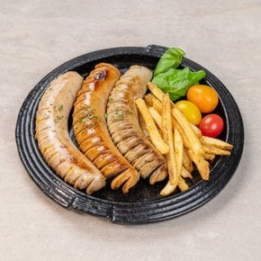 쿡생 모듬소시지 390g 안주 냉동 업소용 캠핑용 불고기맛 치즈맛 청양매운맛 해썹