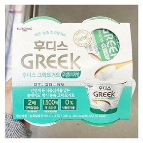 [일동] 후디스 그릭요거트 무설탕 저지방 80gX4 코스