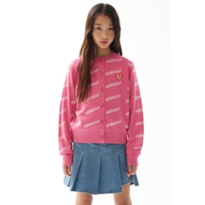 올오버 IB 레터 포인트 걸 가디건 IB61CD608