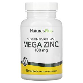 [해외직구]네이처스플러스 서스테인 릴리즈 메가 징크 아연 100mg 90정 NaturesPlus Sustained Release Mega Zinc 100 mg 90 Tablets