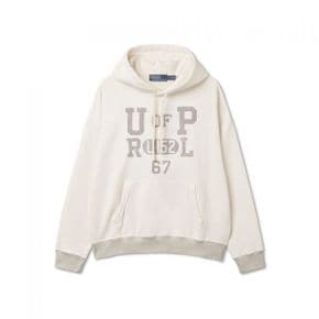 POLO RALPH LAUREN [ 10]플리스 그래픽 후디 - 내추럴