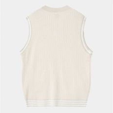 CABLE VEST CREAM