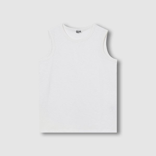 여 슬럽 민소매 티셔츠 J116201083001