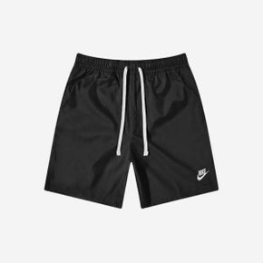 나이키 NSW 우븐 라인드 플로우 쇼츠 블랙 - 아시아 Nike NSW Woven Lined Flow Shorts Black -