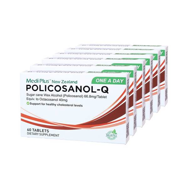 메디플러스 폴리코사놀 Policosanol-Q 66.8mg 60정 x6