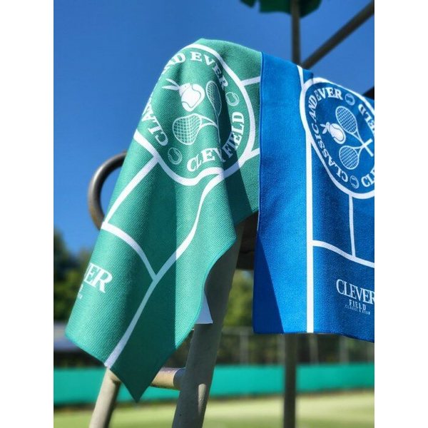 Tennis Sports Waffle Towel_Green