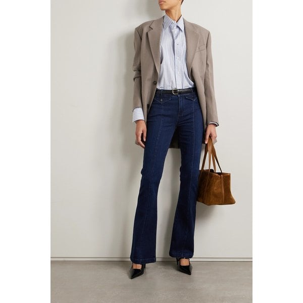 로렐 캐니언 하이라이즈 부츠컷 진 다크 데님 1647597326031940