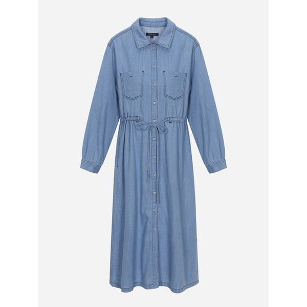 인디고 데님 풀오픈 원피스_T256MOP321W