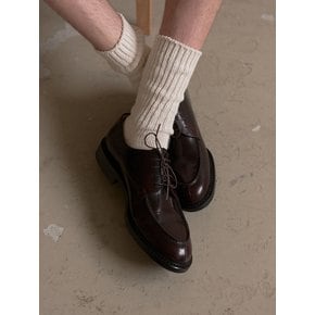 718-D.BROWN 남성 U팁 슈즈