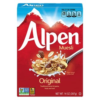  Alpen알펜 오리지널 뮤즐리, 스위스 스타일 시리얼 제품