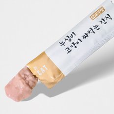 고양이 간식 짜먹는 대용량 15g 벌크 1p 습식 닭고기 길고양이