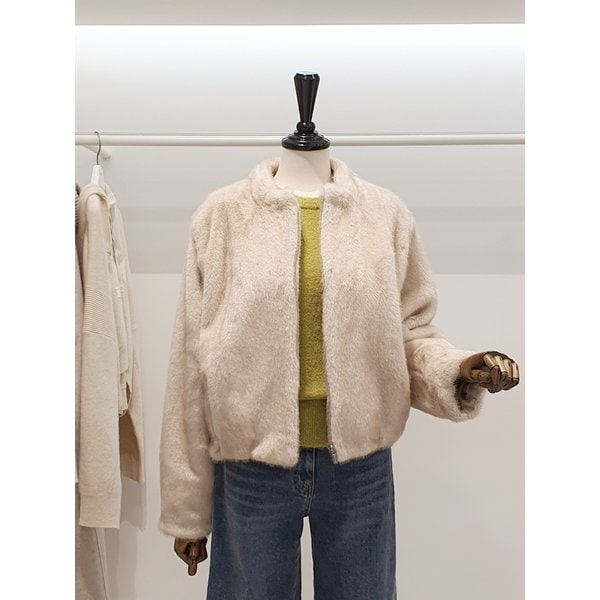 [파주점] 쥬크 주크 모크넥 페이크퍼 ​숏 자켓 V254PSF966