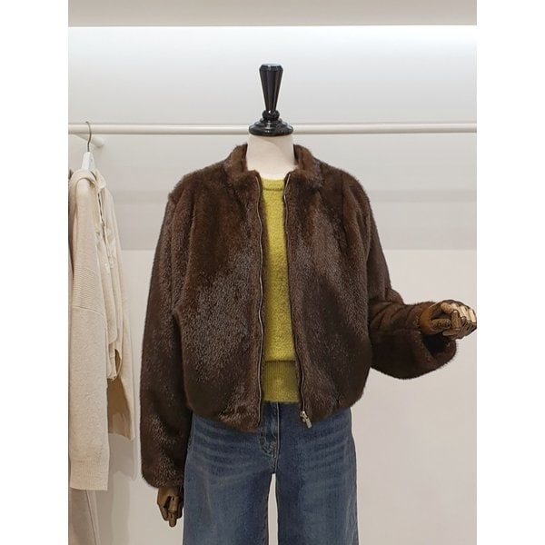 [파주점] 쥬크 주크 모크넥 페이크퍼 ​숏 자켓 V254PSF966