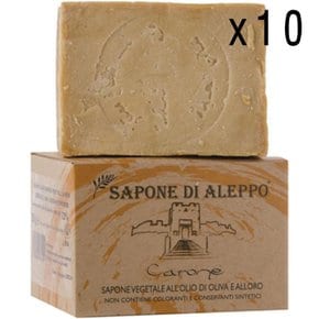 SAPONE DI ALEPP 사포네 올리브 월계수 오일 16% 전통방식 이탈리아 발송 천연 수제 비누 10개