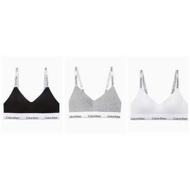 Calvin Klein Underwear 25 SS CK 여성 아이콘 코튼 모달 브라렛 3종 택 1(QF7059-UB1/P7A/100)