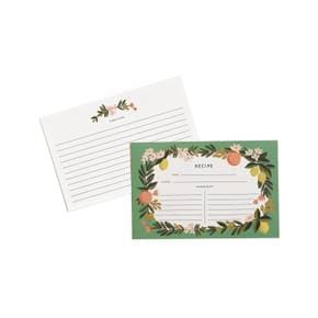 [Rifle Paper Co.] Citrus Floral Recipe Card