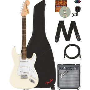 미국 펜더 일렉기타 Fender Squier Affinity Stratocaster Limited Edition - Olympic White Bun