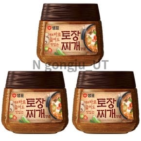 샘표 바로 끓여 먹는 토장 찌개 양념 된장 450g 3개