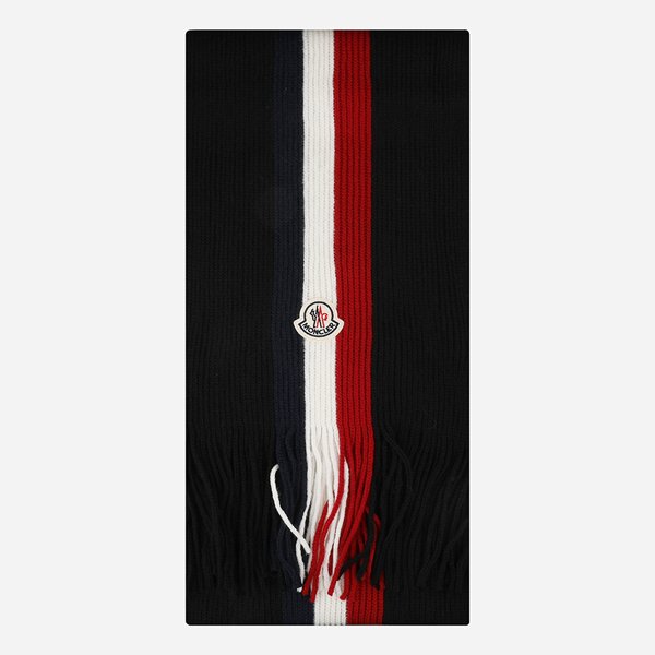 [시흥점] [몽클레어]5F 3C00019 A9575 999 로고 패치 머플러