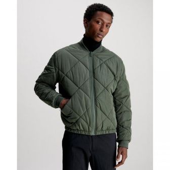 Calvin Klein 4654276 Calvin Klein Signature Quilt Bomber - Thyme 81491677