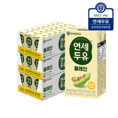 고소한 플레인 두유 200ml x 72팩