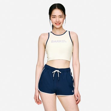 배럴 우먼 배색 브라탑 아이보리 (B5SWWBR042IVR)