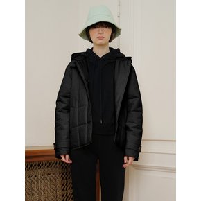 Kevin Padded Hoodie Jacket (Black)