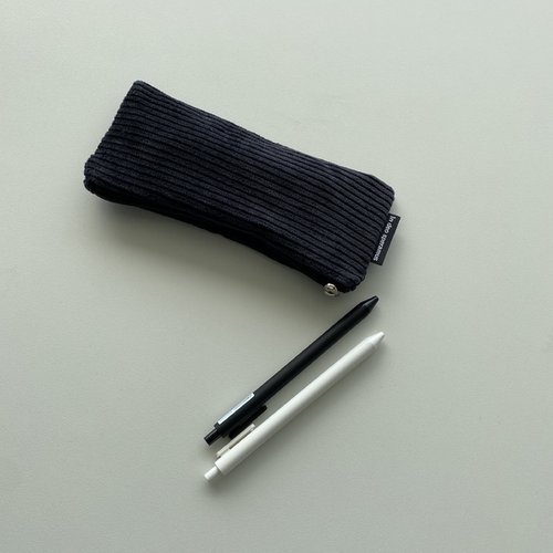 검정 골덴 필통(Black corduroy pencil case) 상품이미지 3
