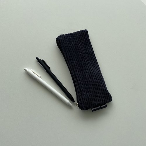 검정 골덴 필통(Black corduroy pencil case) 상품이미지 4