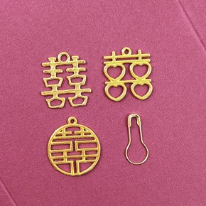 복 펜던트 브로치 부자재 전통 한복 선물 리본 포장 키링 DIY 재료 장식 소품