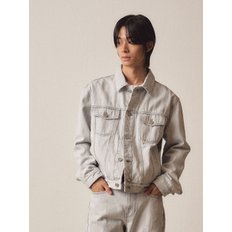 Button Point Light Denim Jacket