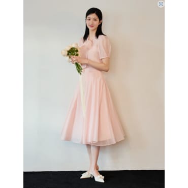 JJ지고트 플리츠 플레어 스커트 GR5A0SK561