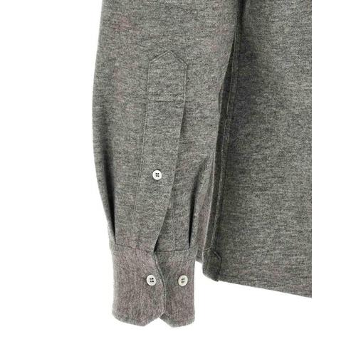 브루넬로 쿠치넬리 스냅 버튼 포켓 셔츠 MM840KC01C8469 GREY