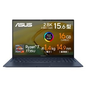 ASUS Zenbook 15 OLED UM3504DA Windows 11 15.6 EL 16GB SSD512GB Ryzen7 (IR) UM3504DA-MA284W