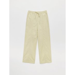 Beige Parachute Pants