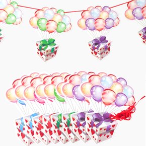 풍선선물 가랜드 파티용품 생일파티 데코 장식 소품 포토존 가렌더