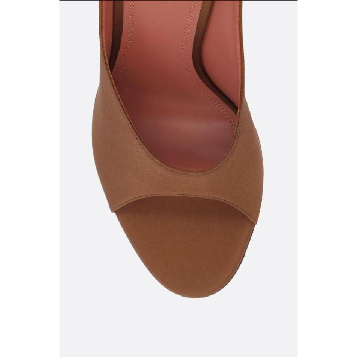 AMINA MUADDI Anok mule sandals in satin