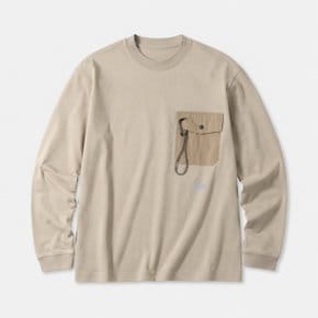 Heavy Cotton Pocket Ls T - L.Beige (5744284166-043) (헤비 코튼 포켓 롱