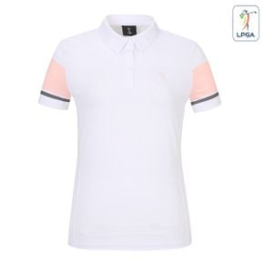 여성 필드베이직 컬러배색 티셔츠 L212TS595P _P352611930
