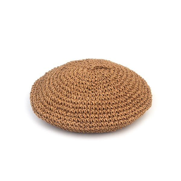 Rattan Summer Brown Beret 여름베레모