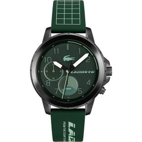 남성 시계 Multi Dial 쿼츠 그린 Silicone Strap 2011218 Green Strap. 218984