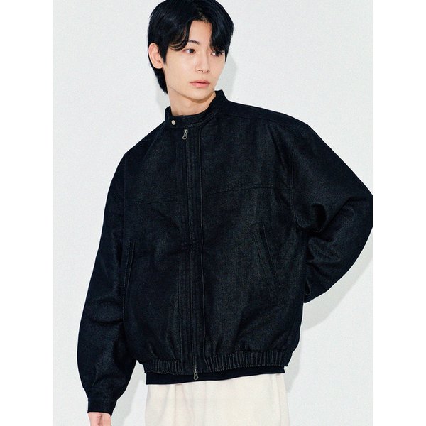 Mood Biker Denim Jacket J32 Black Denim