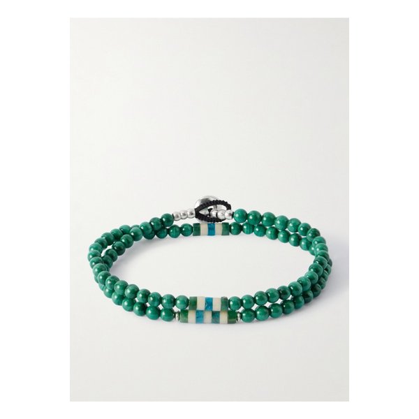 미키아 스털링 실버 말라카이트 브레이슬릿 46376663162912533