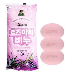 1봉 3개입 산도깨비 로즈마리비누 80g x3P 세안비누 세수비누 세면...