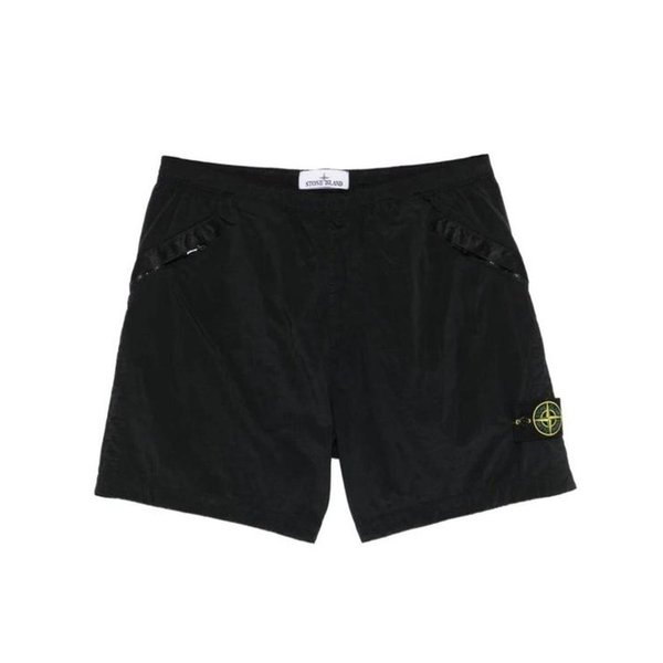 26SS 스톤 아일랜드 와펜패치 나일론 메탈 쇼츠 L1S15 L100008 S0019 V0029 BLACK DOM