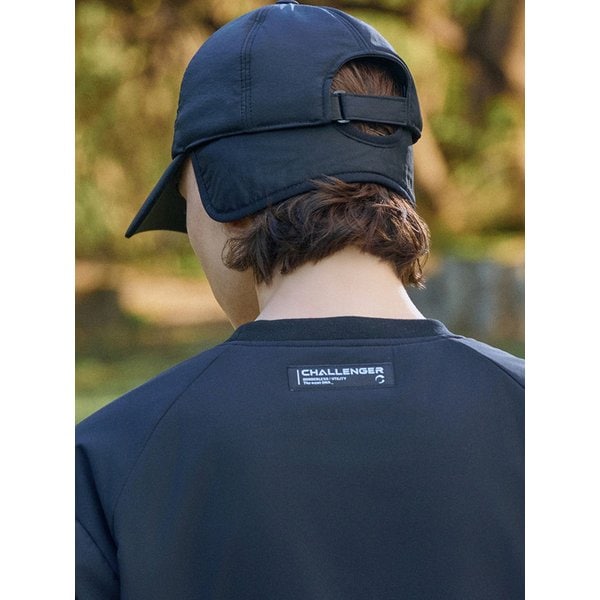 남성 패딩충전 귀달이 방한 볼캡 자석 볼마커 구성 블랙